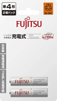 【文具通】日本製 Fujitsu FDK 富士通 鎳氫 NI-MH 低自放 充電式 電池 充電電池 ニッケル水素電池 AAA 4號 2顆或4顆裝  750mAh HR-4UTC(2B)(4B) Q2010169