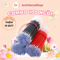 [AnhHera] Combo 100 ruột bút ngòi bút mực gel ngòi 0.5mm chất lượng cao cấp ngòi đen xanh đỏ