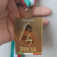hot sale 2021/22 Season Serie A Champions Medal AC Champions Milan Medal 2022 Champions League Finals Medal