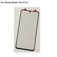 For Xiaomi Redmi Note 8 Pro Front LCD Glass Lens touchscreen Note8 Pro Touch screen Panel Outer Screen Glass without flex