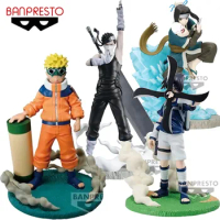 Banpresto Original Memorable Saga Naruto Anime Figure Uzumaki Naruto Uchiha Sasuke Action Figure Toys For Boys Girls Kids Gifts
