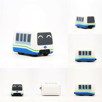 台北捷運文湖線 370型中運量 鐵支路迴力小火車 迴力車 火車玩具 壓克力盒裝 QV014 TR台灣鐵道