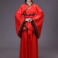 Men Woman Stage Dance Dress Chinese Traditional Costumes New Year Adult Tang Suit Performance Hanfu Female Cheongsam