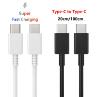 For Samsung PD Cable S23 S22 S21 S20 25w 3A Super Fast Charge Type C To Type C PD Quick Charging For Galaxy Note 20 Ultra Note10