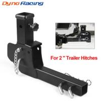 Folding 2" Trailer Hitch Mount Shank Foldable Adapter Cargo Wheelchair Carrier Weight Capacity: 500lbs