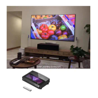WEMAX ONE Ultra Short Throw Projector Screen 100 XY Screen UST ALR PET Crystal Dark PVC Frame Style Fabric Sales Rohs