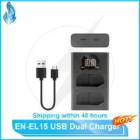 EN-EL15 LED USB Charger Port For Nikon D500 D600 D610 D750 D7000 D800 D850 Z8