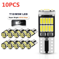 หลอดไฟ LED, W5W T10, Canbus, 4014 SMD, 6000K, 168 194 LED, 5w5, ไฟภายในรถโดม, ไฟอ่านหนังสือ, ไฟป้ายท