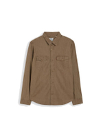 เสื้อเชิ้ต Men's Relaxed Fit Western Shirt สี Atlas Worn In Brown