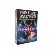 Twin Flame Ascension Oracle cards A 55-card Deck Fortune Telling Card Game Divination Tools Oracle Card