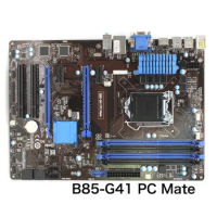 For MSI B85-G41 PC Mate Desktop Motherboard LGA 1150 DDR3 ATX B85 Mainboard 100% Tested OK Fully Work Free Shipping
