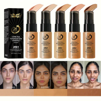 5-color liquid foundation, durable, waterproof, sweat resistant, easy to push open, oil control, con