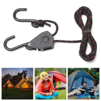 Pulley Ratchets Kayak And Canoe Boat Bow Stern Rope Lock Tie Down Strap 1/4 1/8 Inch Heavy Duty Adjustable Hanging Rope Clip