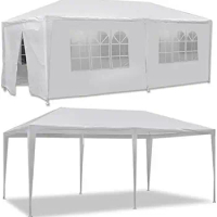 10 x20/30 Outdoor Gazebo White Canopy with sidewalls Party Wedding Tent Cater Events Pavilion Beach BBQ gazebo pergola