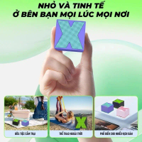 Loa Chữ X, Loa Bluetooth Mini Bass Mạnh Basix X1 Thiết Kế Nhỏ Gọn Kết Nối Bluetooth 10m - Củ Loa, Ng