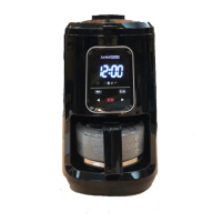 【Junior 喬尼亞】JU1441 全能美式咖啡機 全自動研磨沖煮 可預約時間 容量 600ml(全自動 / 觸控螢幕)