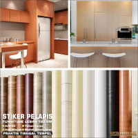 Stiker Hpl Sticker Marmer Serat Kayu Premium Tekstur Pelapis Furniture Meja Lemari Kayu Kaca Kitchen