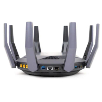 ASUS RT-AX89X AX6000 Dual Band WiFi 6 Router, 12-stream 6000Mbps WiFi speed, Dual 10G ports, MU-MIMO, OFDMA, AiProtection