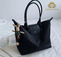 ZARELLA - Tote Bag Wanita Neo Cuir/Tas Kuliah Wanita/Tas Bahu Wanita Resleting Tanpa Gantungan/Tas H