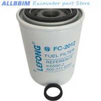 For filter diesel FF105D 600-311-8293 3315847 FF5253 Liebherr diesel filter diesel filter element high quality accessories