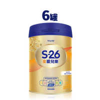 【惠氏 S-26】金愛兒樂嬰兒配方（再升級版）850gx6罐