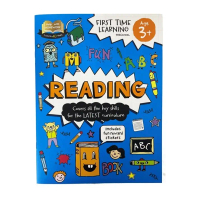 Reading Educational Workbook for Preschool Kids (Age 3+) with Fun Reward Stickers