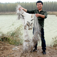 Jaring insang putih tebal untuk memancing, jaring kawat nilon berkekuatan tinggi, jaring selam untuk