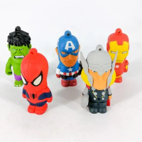 Marvelses Heroess Iron Man Spidermasn Captain America Hulk Mini Figure Pendants Doll Bag Ornaments Children Boys Gifts