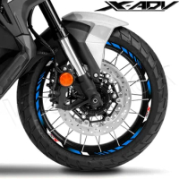 For Honda Xadv X-ADV 350 750 X Adventure Reflective Motorcycle Wheel Sticker 17″15″ Rim Decal Stripe Tape Accessories Waterproof