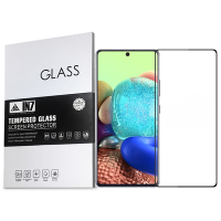IN7 Samsung A71 5G (6.7吋) 高清 高透光2.5D滿版9H鋼化玻璃保護貼-黑色