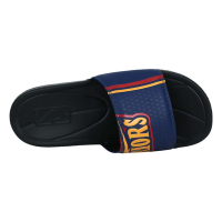 NBA 男女限量-隊徽拖鞋-勇士隊-台灣製 海邊 戲水 游泳 DSGSW-BLK01 丈青黃紅