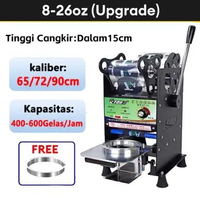 REAIM Cup Sealer Mesin Press Gelas 8oz - 26oz Original Mesin Press Gelas Plastik Sealing Machine Bes