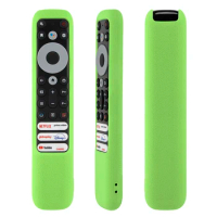 Skin-Friendly Covers Fit for TCL RC902V FMR1 FMR2 FMR4 FMR5 TV Remote Anti-Slip Shockproof Protective Silicone Case with Lanyard