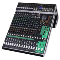 Professional Dj 24 Channel Power Mixer Amplifier Audio Digit Amplifi Mixer Audio