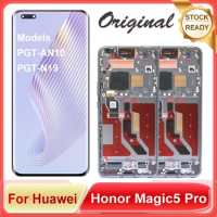 Original 6.81" For Huawei Honor Magic5 Pro LCD Display Touch Screen Digitizer Assembly For Magic 5 Pro PGT-AN10, PGT-N19 Model