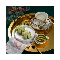 【和生御品】抹茶白玉酥6入禮盒(宮廷茶點 傳統點心 下午茶)(年菜/年節禮盒)