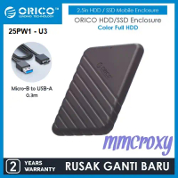 Orico 25PW1-U3 Casing Hardisk External HDD Enclosure Case 2.5\ USB 3.0"