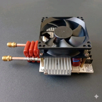 ZVS Hybrid Pemanas Induksi Heater Induction 2000w 48v 40A dengan Sistem Pendingin Air & Kipas Fan Ef