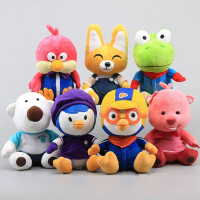 Mainan Boneka  Pororo Petty Eddy Crong Loopy Poby Plush Toy Doll 25cm berlabel SNI