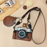 Ốp Bảo Vệ Máy Ảnh, Thích Hợp Cho Fujifilm XT30 Thế Hệ Thứ Hai, Túi Đựng Máy Ảnh XT10, Bao Da Đế XT30