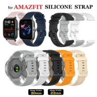 30PCS Watch Strap for Amazfit Bip5 Bip3 GTR4 GTR3 GTS3 GTS 2E GTS 4 Mini Bip S/U/POP Smartwatch Silicone Bracelet Watch Band