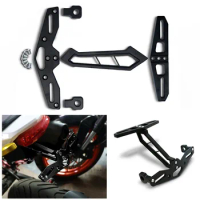 CNC Aluminum Motorcycle Rear License Plate Mount Holder With Moto LED Light FOR BMW r850r g650gs 310 gs f650gs g310r r1100rt