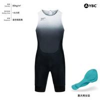 森地客 - Santic森地客男士鐵人三項無袖連體服專業運動競技服裝備幻領