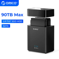 ORICO DS Series 3.5'' USB3.0 Hard Drive Enclosure 2 Bay 5 Bay 90TB Max USB3.0 5Gbps UASP