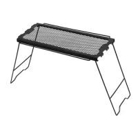 Folding Camping Table Folding Campfire Grill Portable Picnic Table Camping Cooking Grate for Hiking Garden Backpacking Beach