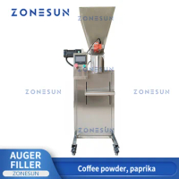 ZONESUN Powder Filling Machine Pepper Paprika Flour Cocoa Matcha Sugar Salt Filler Packaging Equipment