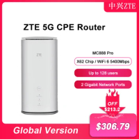 New ZTE MC888 PRO 5G Indoor CPE Router 5400Mbps Wi-Fi 6 Wireless Signal Amplifier With SIM Card Slot Antenna Gain Up to 10dBi