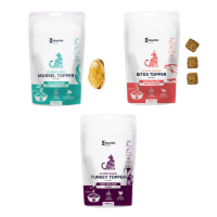 【KORURE】100%天然貓咪營養凍乾 寵物凍乾 零食-50g(綠唇貽貝凍乾/火雞肉凍乾/國王鮭魚凍乾)