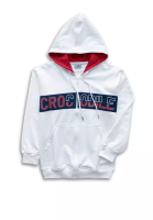 Crocodile Crocodile HUES 0232 White  - Kaos Hoodie Anak Kids Original - Bahan Katun