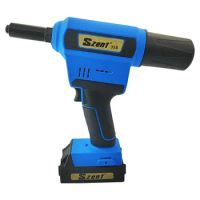 Electric rivet gun Industrial grade lithium battery rechargeable fully automatic core pulling rivet gun Electric rivet gun